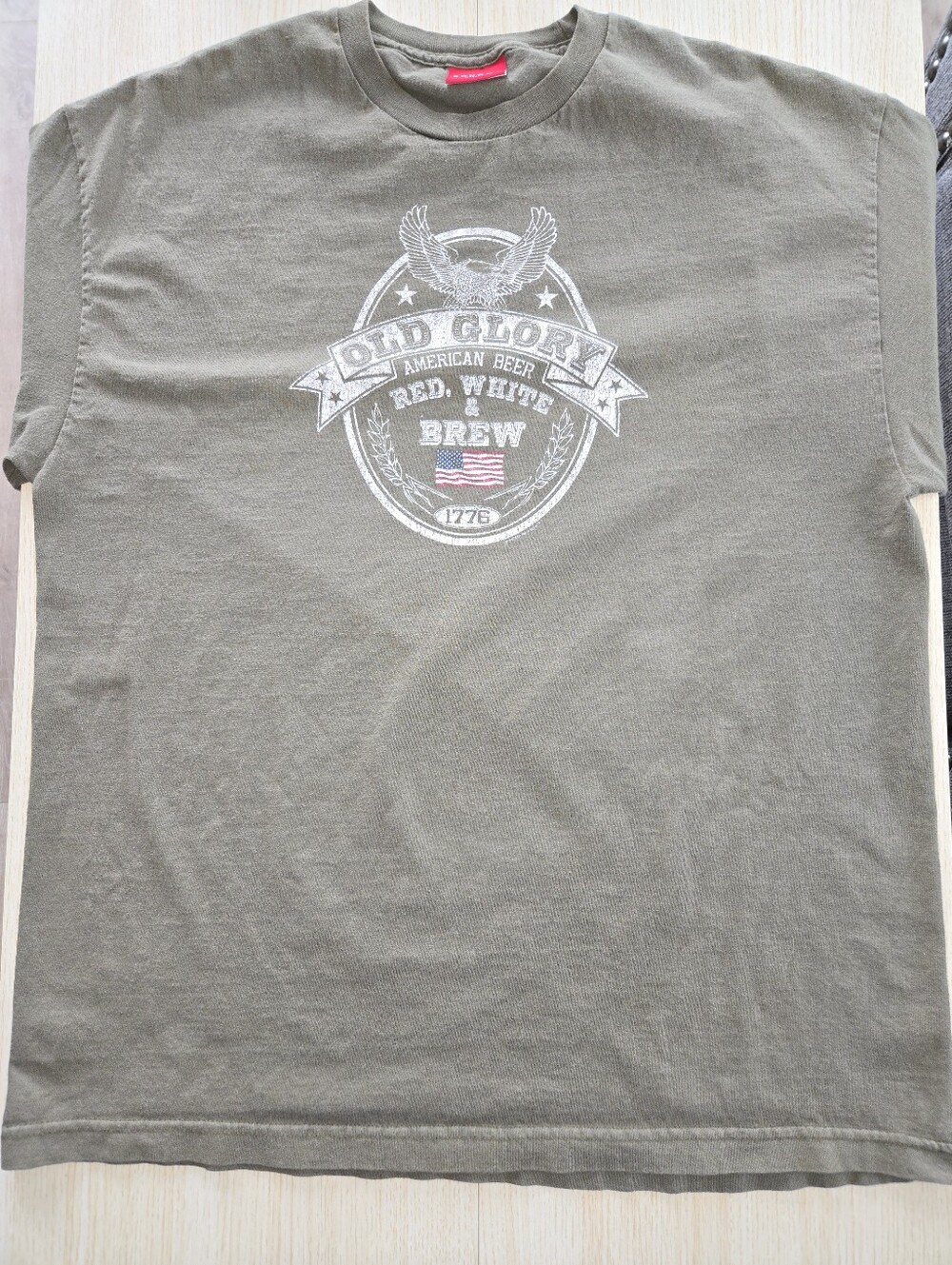 Old Glory American Beer Tee Shirt